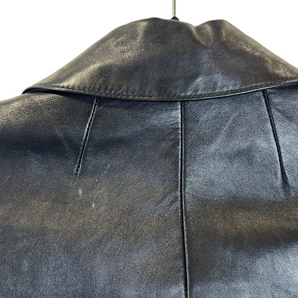 Danier Buttery Soft Leather Asymmetrical Zip Vest w/ Belt Women's XS - Picture 7 of 11